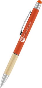 Saratoga Bamboo Grip Stylus Pen