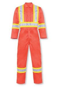 Orange Cotton Plus Fire Retardant Coverall