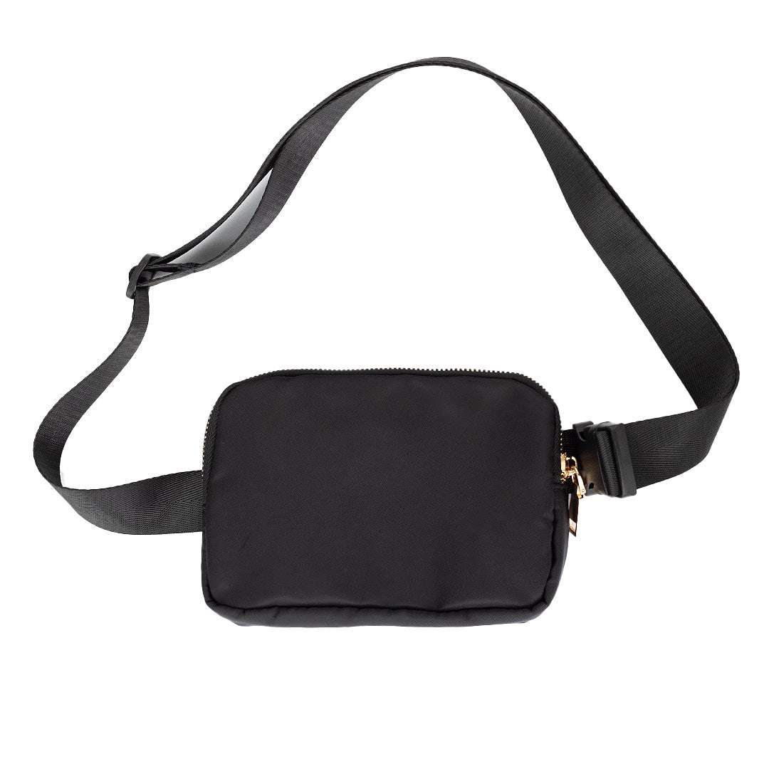 LL Crossbody Belt Bag Fanny Pack With Plastic Zipper (Air Import)
