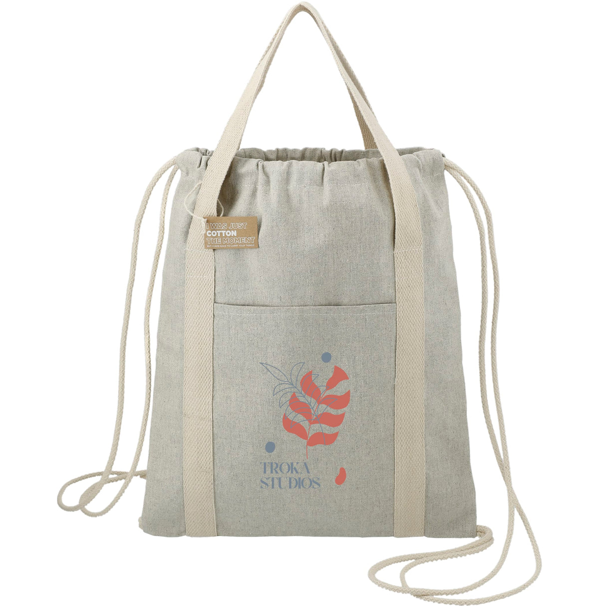 Repose 5oz Recycled Cotton Drawstring Bag