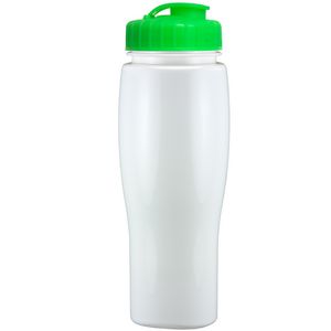 White/Neon Green Lid Blank