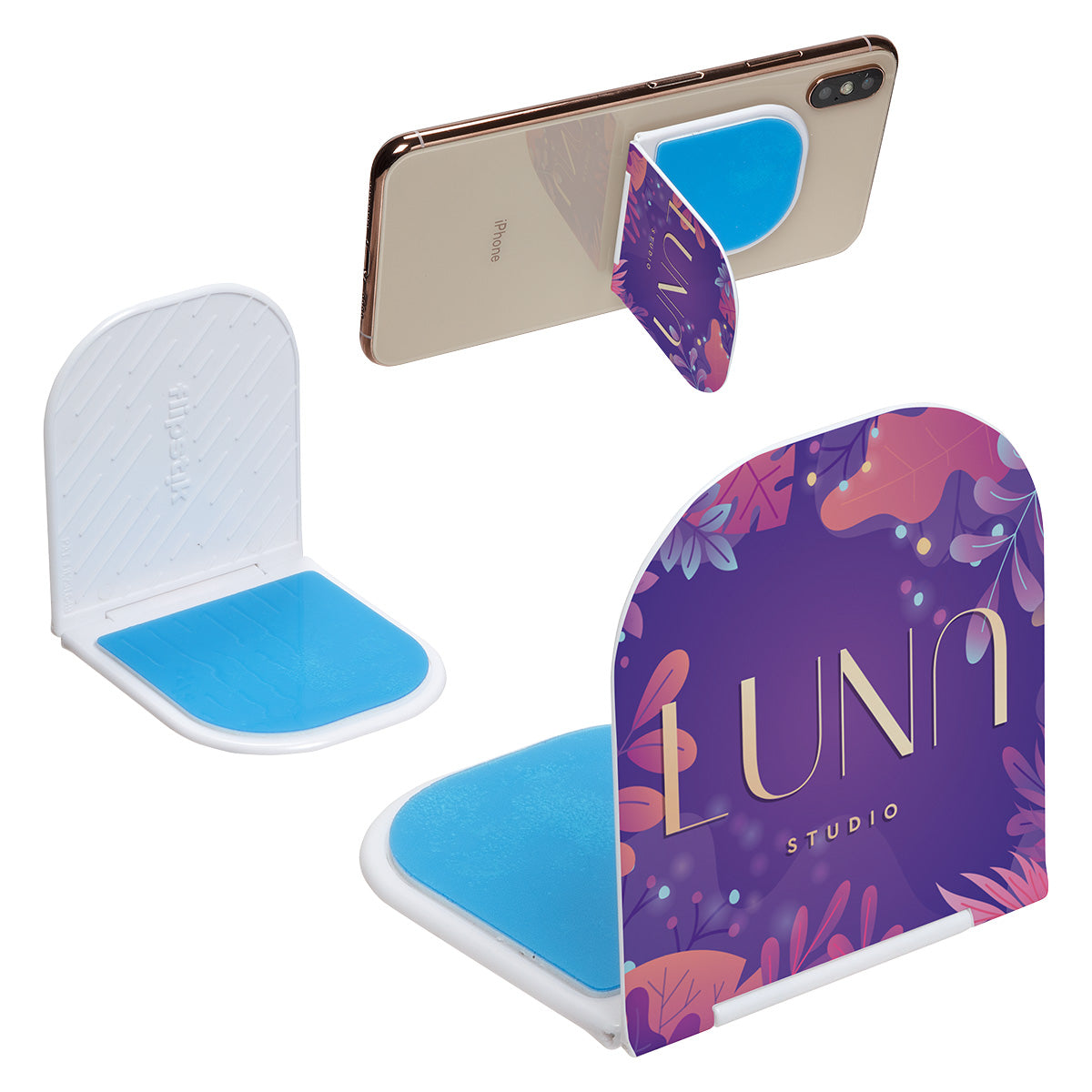 Flipstik® 3.0 Hands-Free Sticky Phone Stand- Full Color