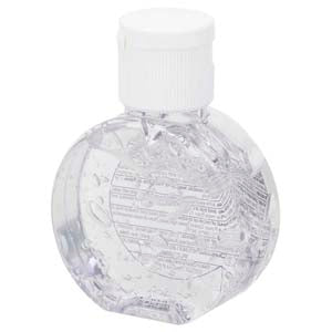 "CirPal" 1 oz Compact Hand Sanitizer Antibacterial Gel in Round Flip-Top Squeeze Bottle