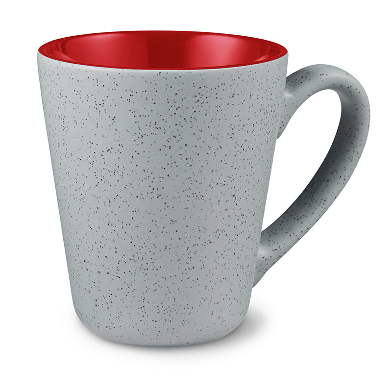Flecked Gray/Red