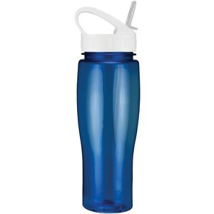 Translucent Blue/White Lid Blank