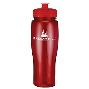 24 Oz. Contour Translucent Bottle w/ Push Pull Lid