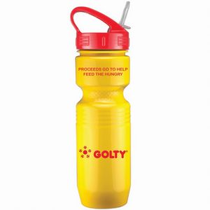 26 Oz. Jogger Bottle w/ Sport Sip Lid with Straw - Solid Colors