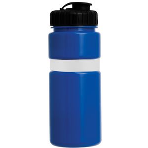 Blue/White Band/Black Lid Blank