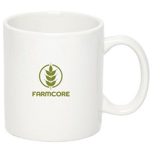 450 Ml. (15 Fl. Oz.) 'C' Handle Two-Tone Ceramic Mug