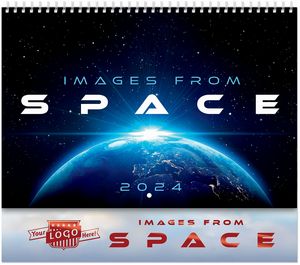 Luxe Images From Space Spiral Wall Calendar