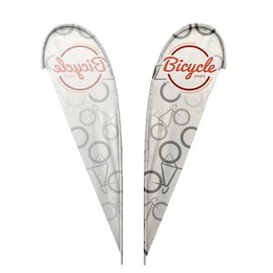 15' Single Sided Teardrop Flag