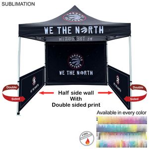 Half Side Wall for 10x10 Tent Kit, Sublimated, Double Sided Print