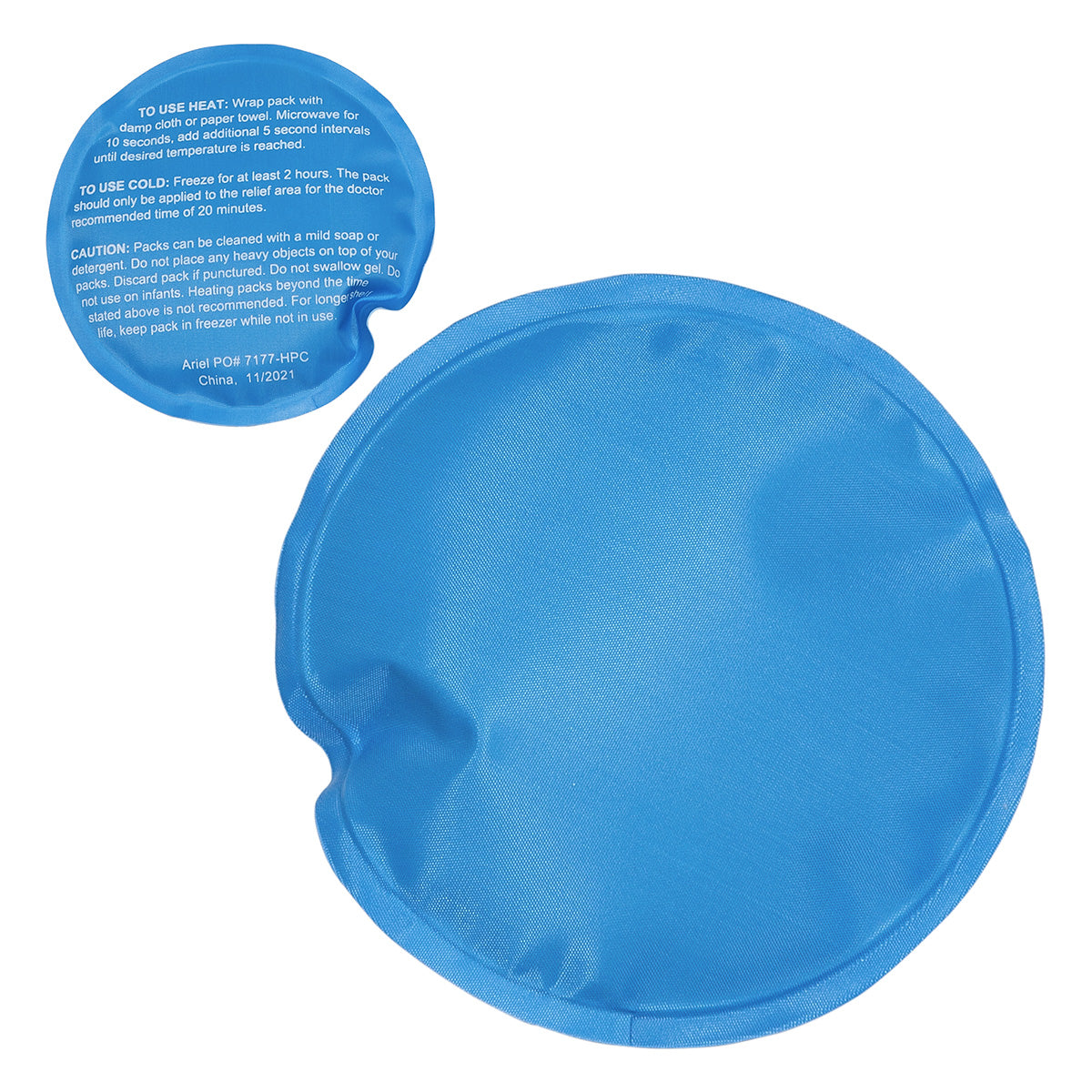 Round Nylon-Covered Hot/Cold Pack