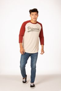 PRIMEASE® Unisex Tri-Blend Baseball Tee Shirt