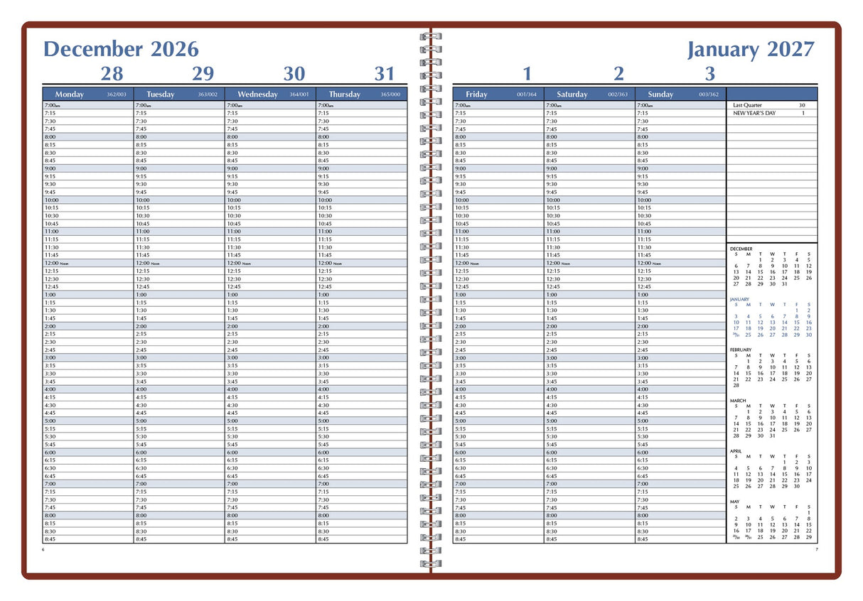 Triumph Calendars Weekly Time Manager open image