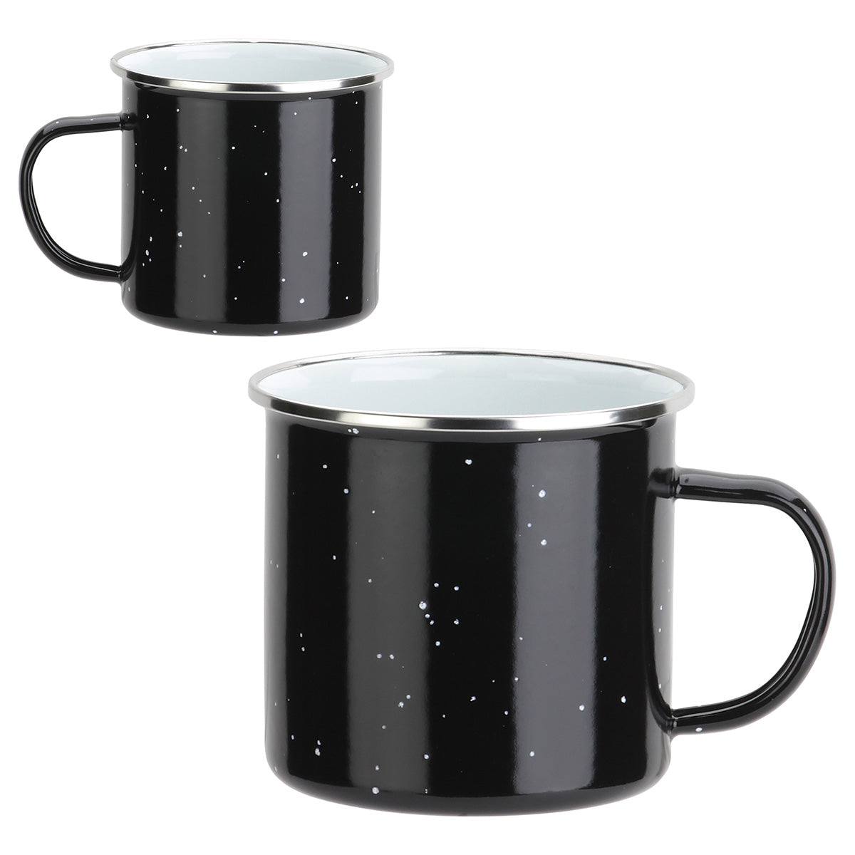 000781 Foundry 16 oz Enamel-Lined Iron Coffee Mug