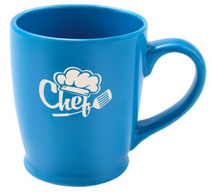 Kona 16oz blue mug- Etched