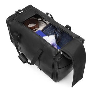 000897 Bugatti Colombian Leather Luggage Duffel Bag