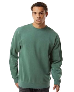 000514 Independent Trading Co. Unisex Midweight Pigment-Dyed Crewneck Sweatshirt