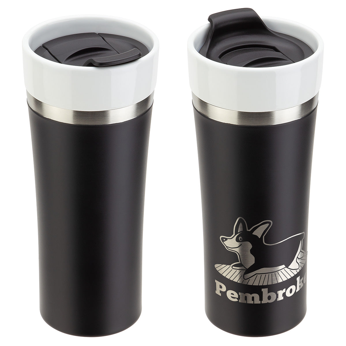 Pembroke 13 oz Ceramic + Stainless Steel Tumbler