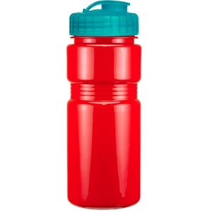 Red/Translucent Aqua Blue Lid Blank