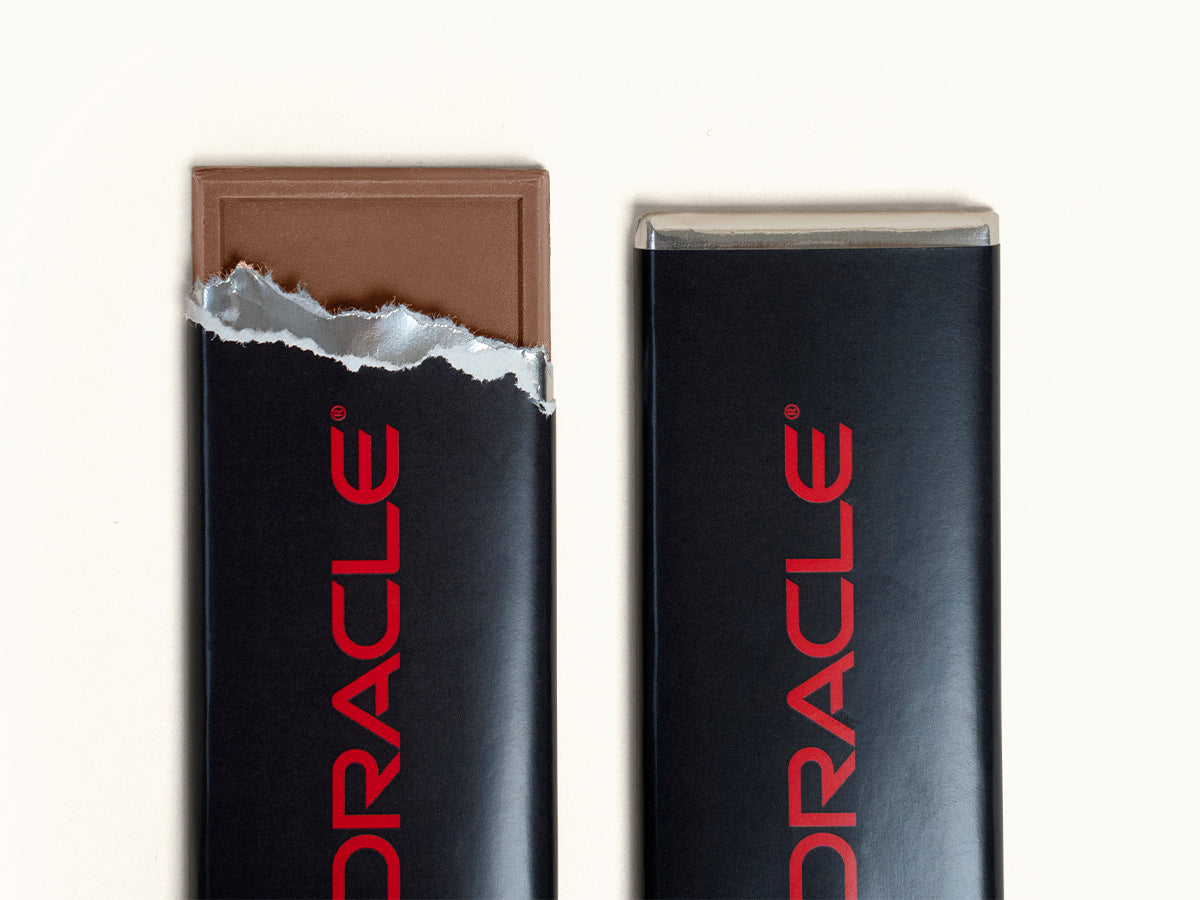 2"x 5" Brand Impact Custom Chocolate Wrapper Bar