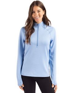 Cutter & Buck Peshastin Eco Fleece Recycled Womens Half Zip Pullover