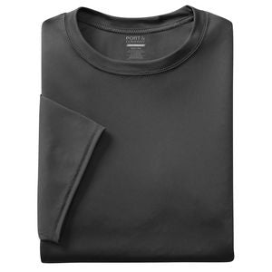 Charcoal Gray Blank Folded View