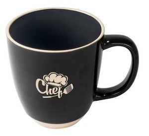 Victorian 14oz black mug - Etched