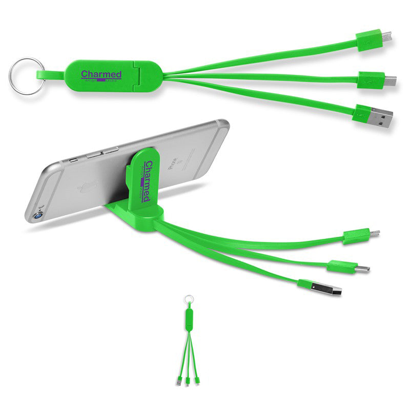 Charging Cable w/Landscape Phone Stand