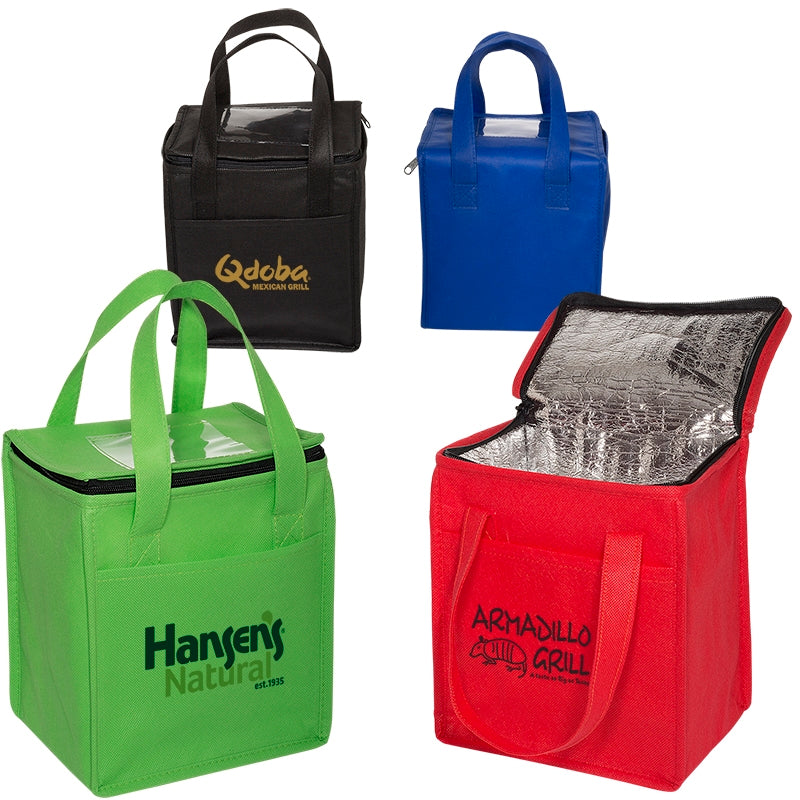 Non-Woven Cubic Lunch Bag w/ID Slot