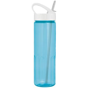 Translucent Aqua Blue/White Lid Blank