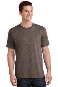 Heather Dark Chocolate Brown Blank