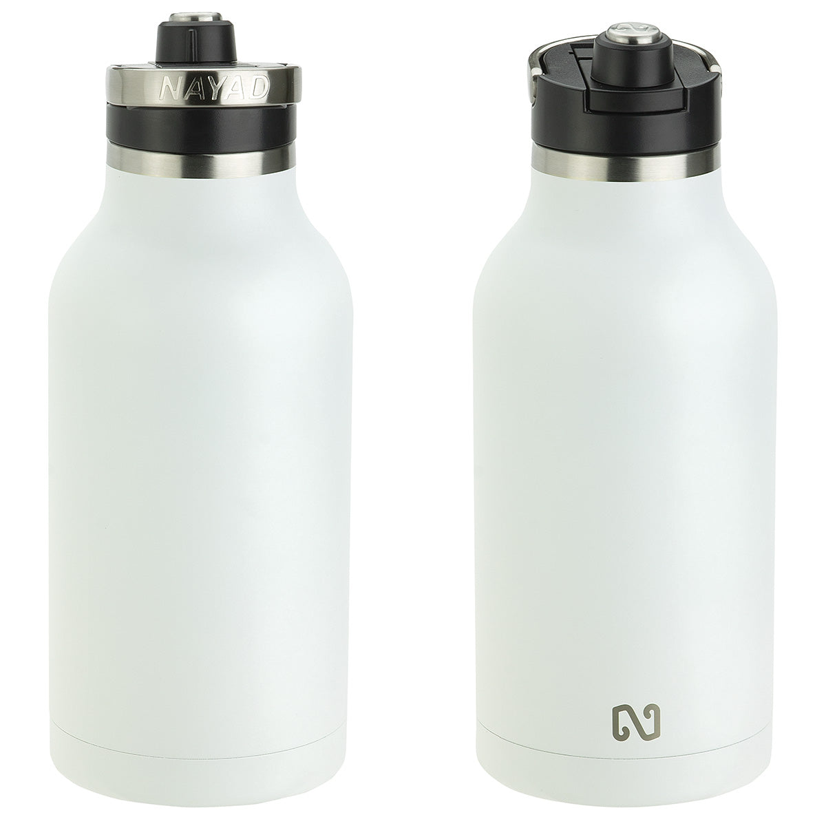 NAYAD® Traveler 64 oz Stainless Double-wall Bottle with Twist-Top Spout