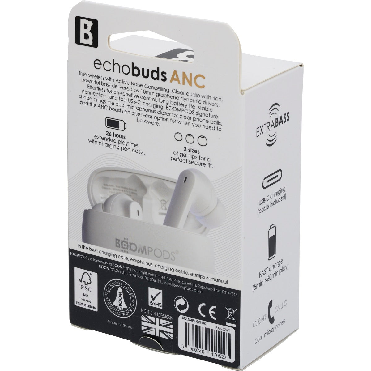 Boompods Noise Canceling Echobuds
