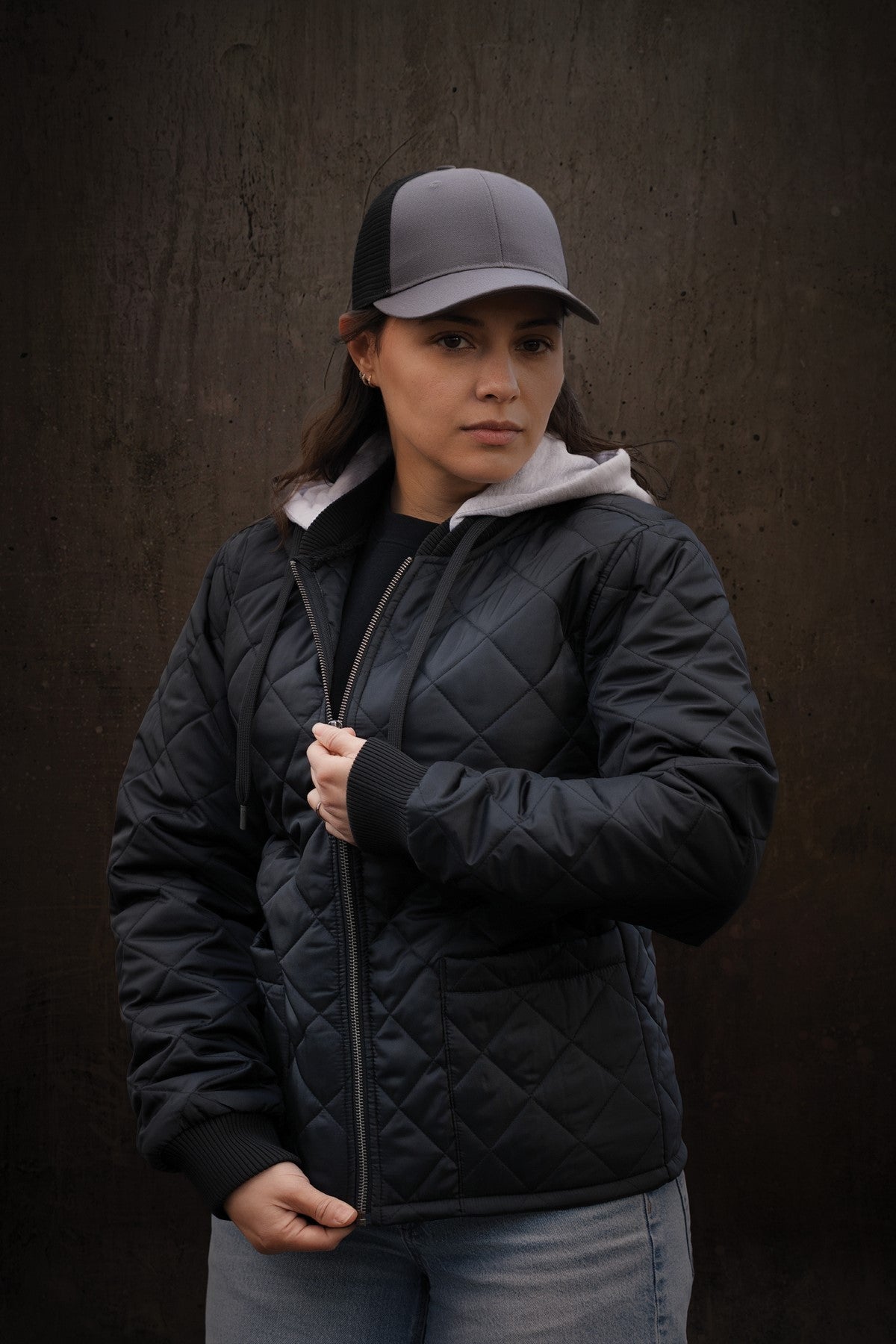 ATC WeRK™ Quilted Freezer Ladies' Jacket With Detachable Hood