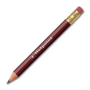 Golf Pencil - Round with Eraser