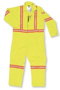 Lime Green Indura® Protection Coveralls