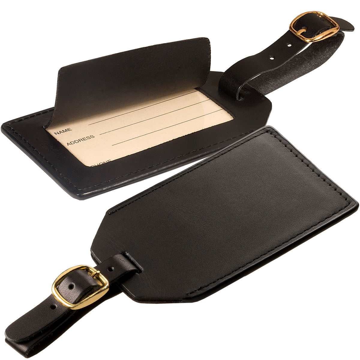 Grand Central Luggage Tag (Sueded Full-Grain Leather)