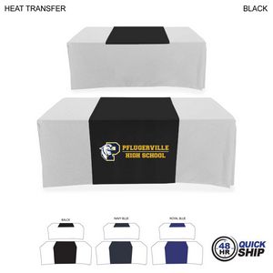 48 Hr Quick Ship - Polycotton Twill Table Runner, 30x60, Covers Front and Top of the table