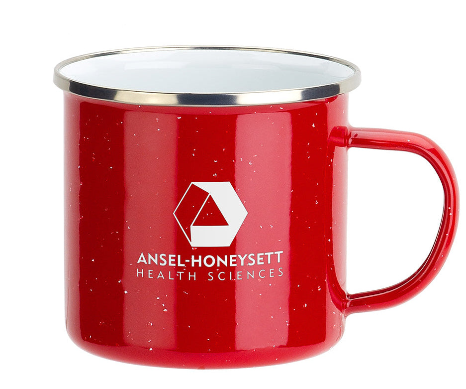 000781 Foundry 16 oz Enamel-Lined Iron Coffee Mug