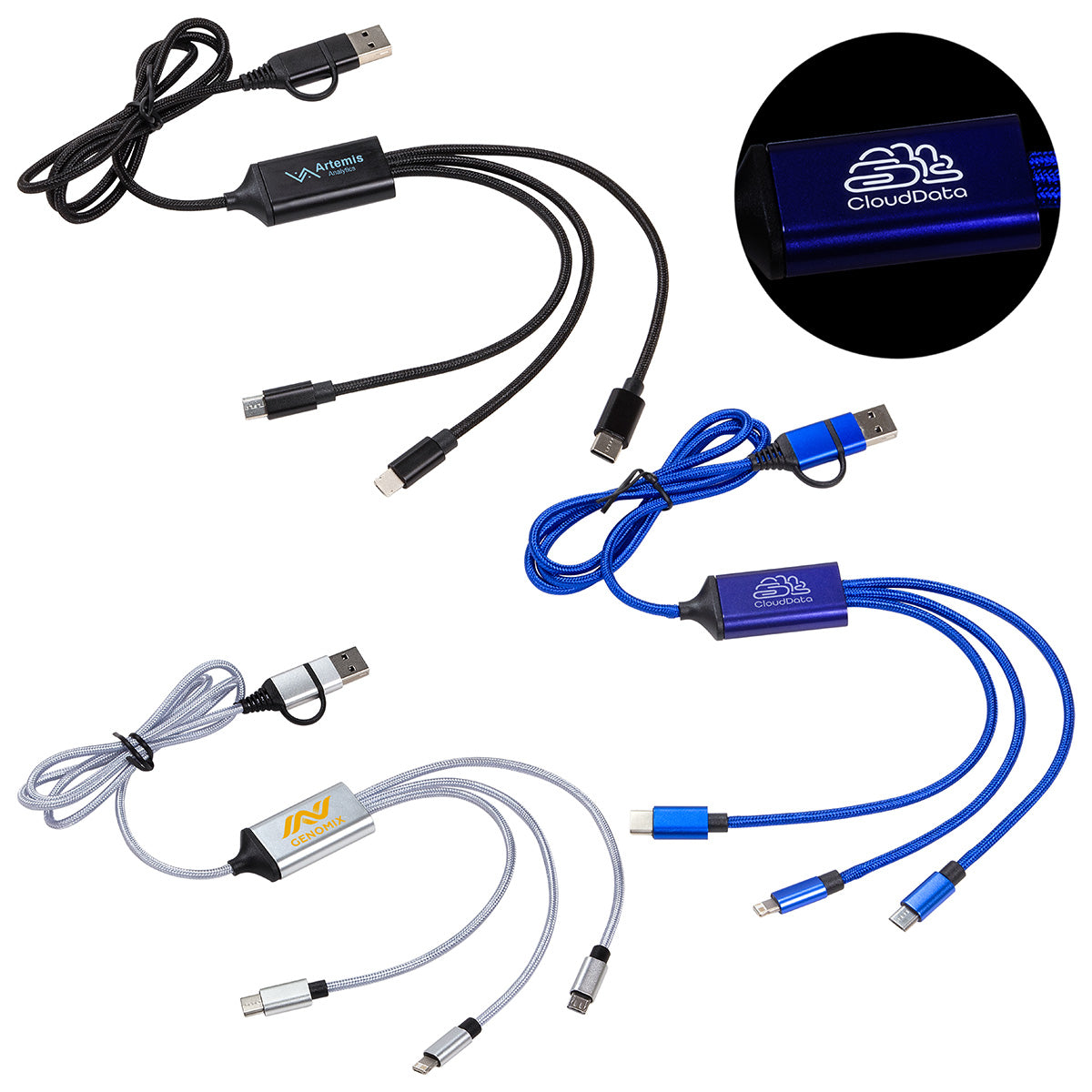 000643 Traverse 3-in-1 Charging Cable