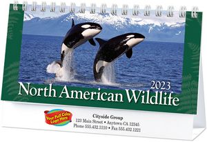 Full Colour North American Wildlife Desk Calendar