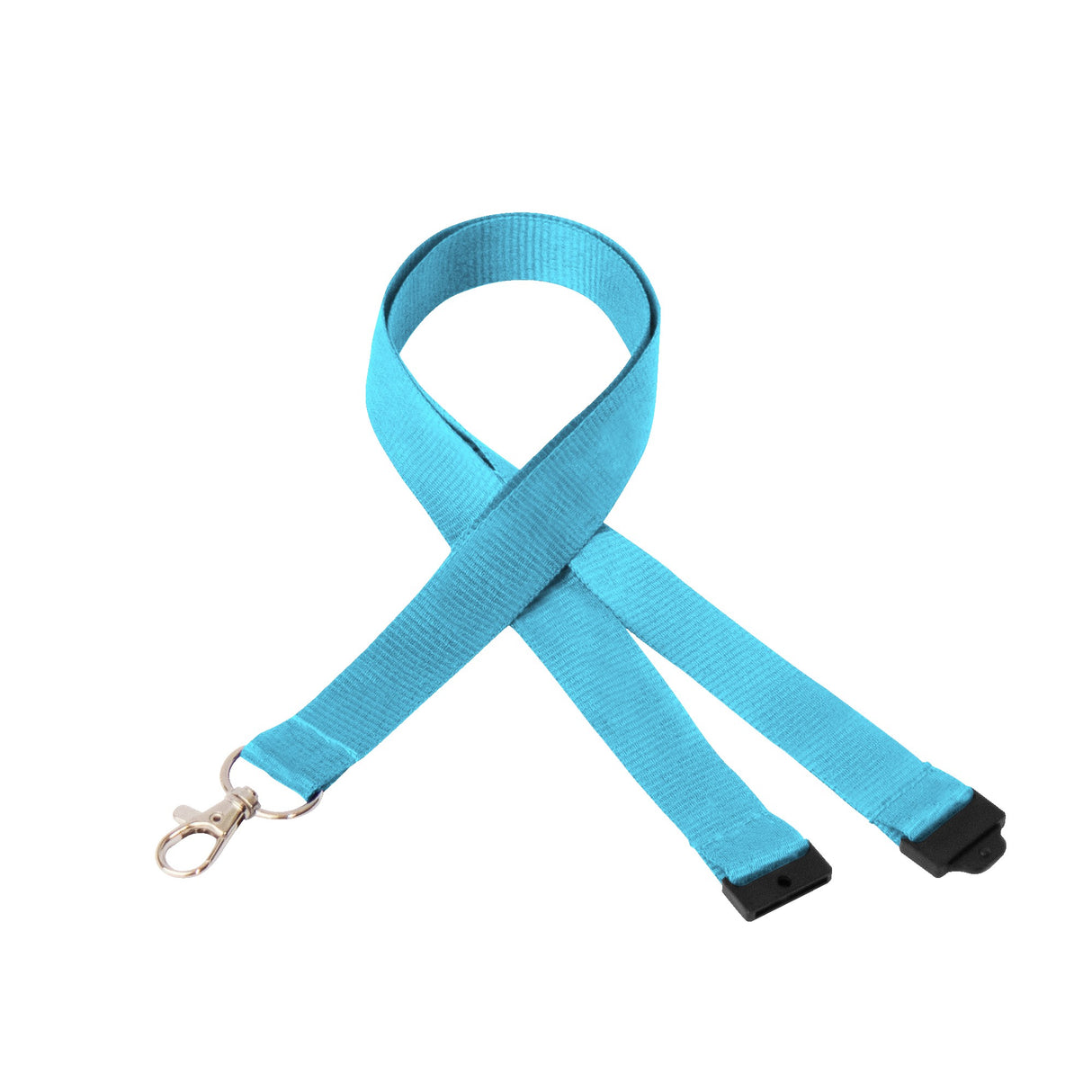 3/4" Silkscreened Flat Lanyard w/Sew on Breakaway