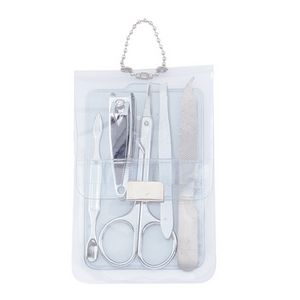 Translucent 5-Piece Manicure Pouch