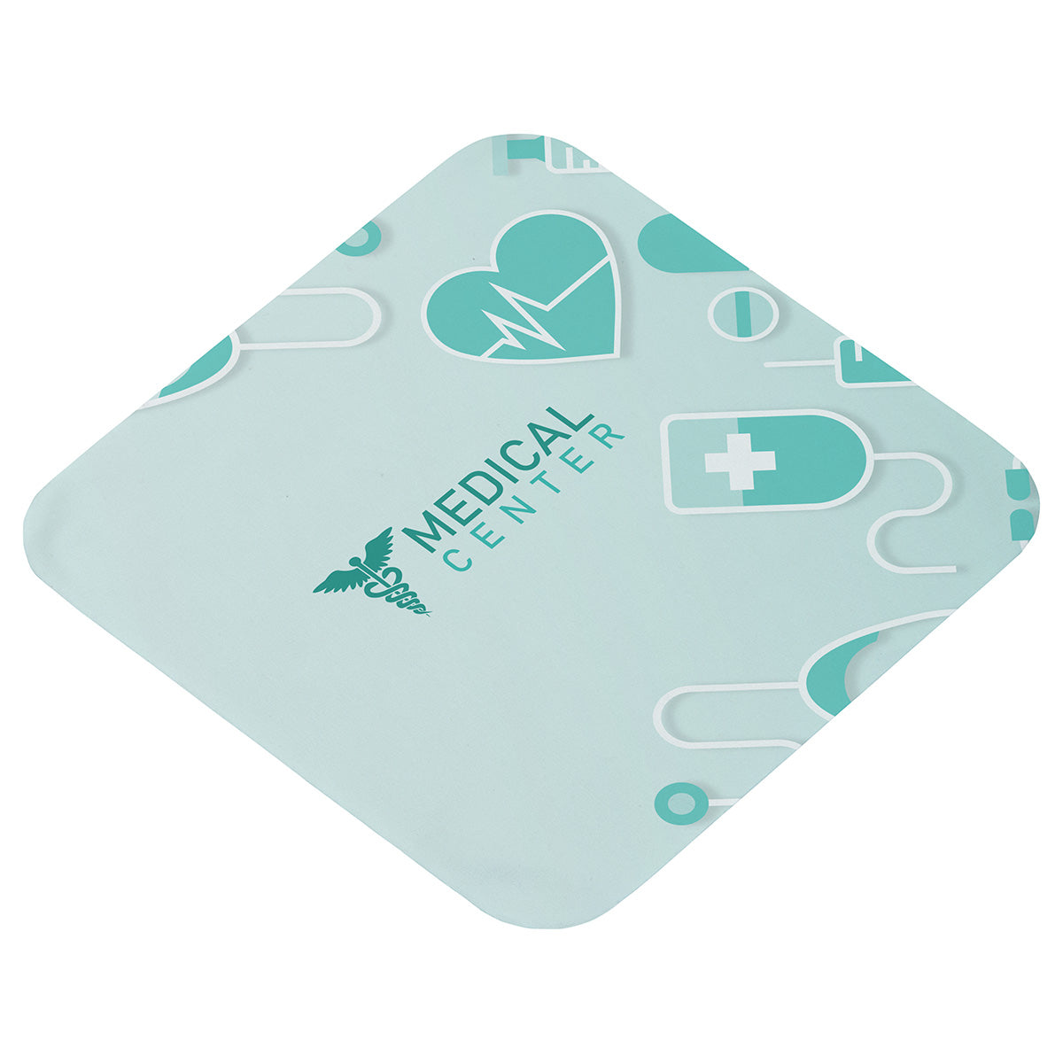 Heavyweight 6" x 6" Draw Twist Microfiber Cleaning Cloth- Full-Color