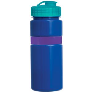 Blue/Purple Band/Translucent Aqua Lid Blank