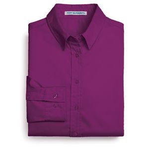 Deep Berry Purple Blank Folded View