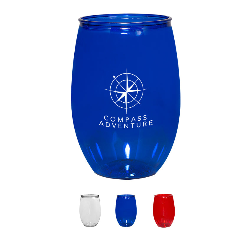 16 Oz. PET Stemless Wine Glass