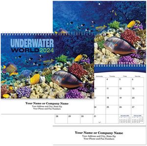 Underwater World Spiral Wall Calendar